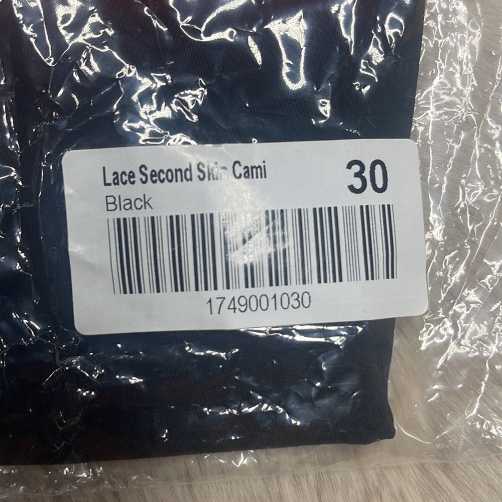 Ruby Ribbon | Lace Second Skin Cami in Black, #1749 NWT - Picture 8 of 9